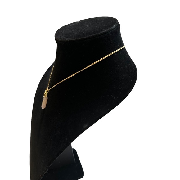 Steve Madden Necklace Womens Evil Eye Quartz Celestial Charm Crystal Gold - Picture 7 of 9